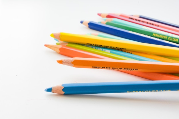 Fond d'écran macro de crayons de couleur