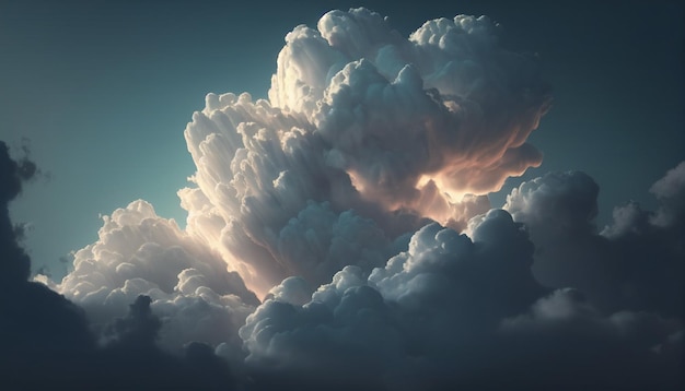 Fond d'écran de nuage de ciel fascinant