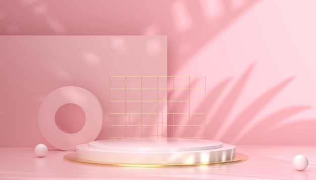 Fond d'écran de produit rose