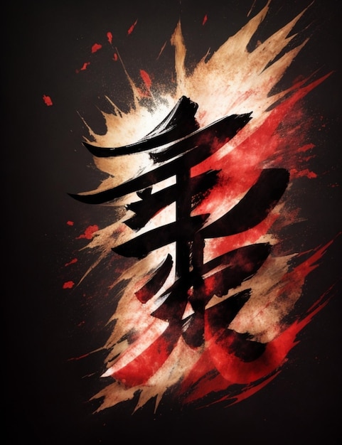 fond d'écran puissant Kanji