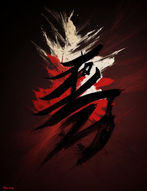 fond d'écran puissant Kanji