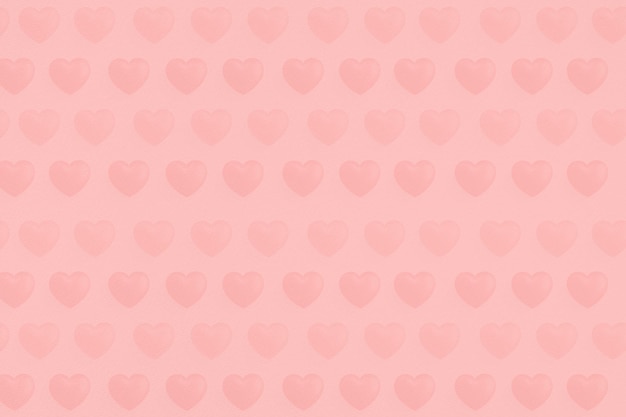 fond d'écran romantique de la Saint-Valentin coeur amour, texture de papier d'emballage rose doux, fond dégradé rose