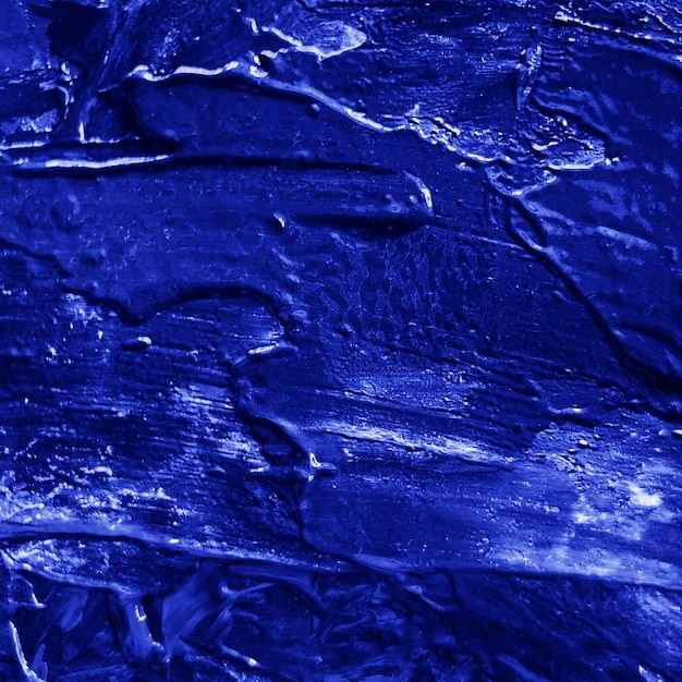 Fond d'écran texturé dans l'art abstrait de peinture bleu foncé