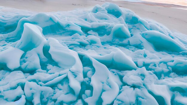 fond d'écran vagues gelées