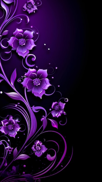 Photo fond d'écran violet pour téléphone