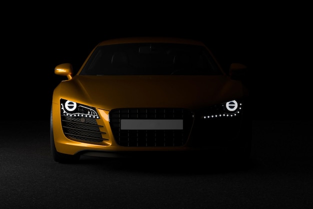 Fond d'écran de voiture Audi r8 fond 3d