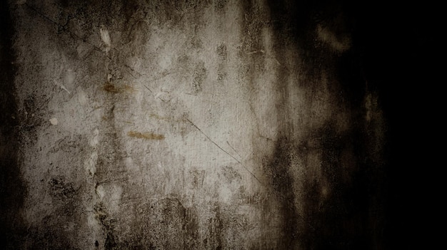 Fond effrayant foncé Mur de béton noir foncé effrayant fond d'halloween texture de ciment
