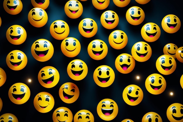 Photo le fond des emojis hd