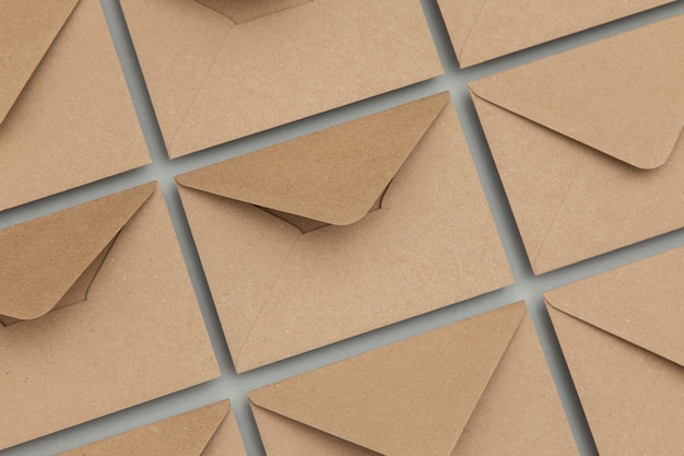 Fond d'enveloppe de papier kraft brun