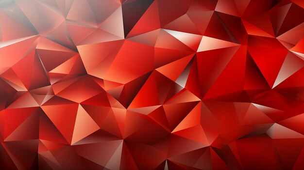 Le fond est rouge_abstrait_polygon