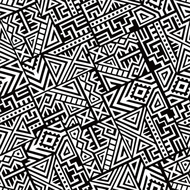 Photo fond ethnique abstrait vecteur de motif sans couture à des fins décoratives