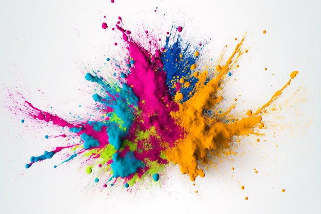 fond d'explosion de couleur holi
