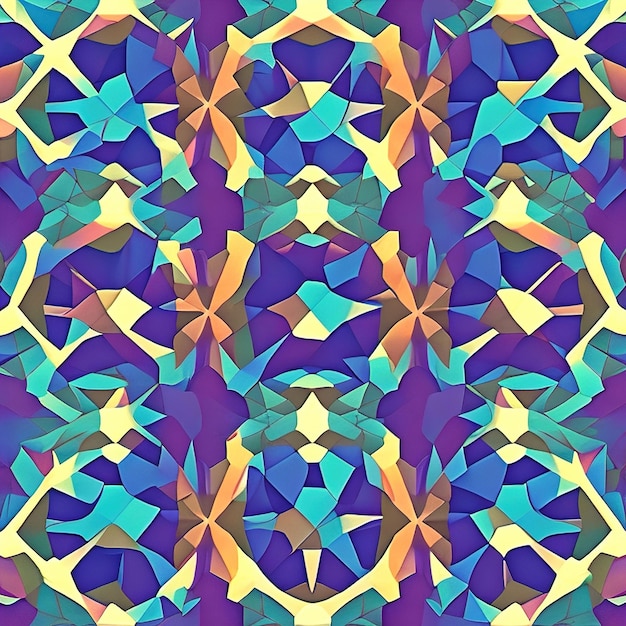 Fond fait de motifs géométriques de tessellation