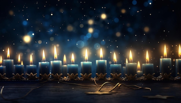 Fond de fête juive Hanukkah