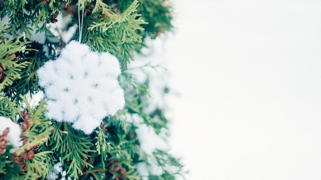 Fond de fête de Noël hiver vacances