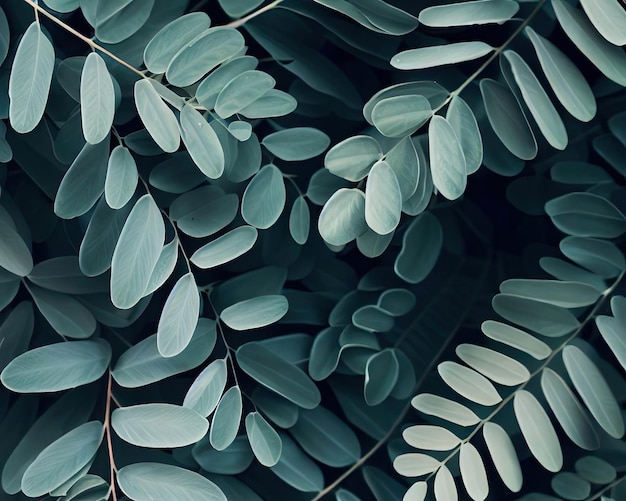 Photo fond de feuilles d'acacia