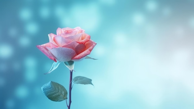 Fond de fleur rose Illustration AI GenerativexA
