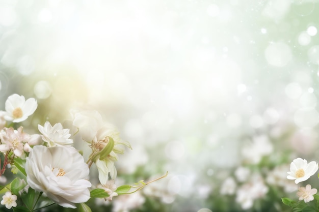 Fond de fleurs de mariage