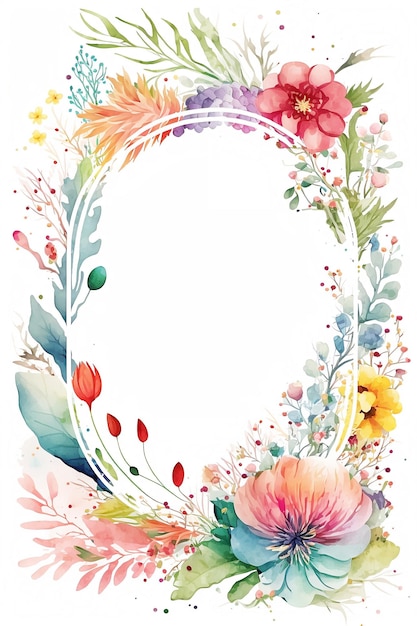 le fond floral aquarelle