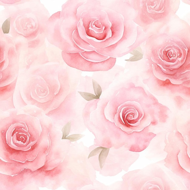 Un fond floral rose et rose avec des roses roses.