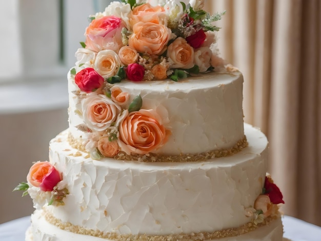 Fond et fond d'écran de gâteau de mariage très cool