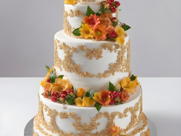 Fond et fond d'écran de gâteau de mariage très cool