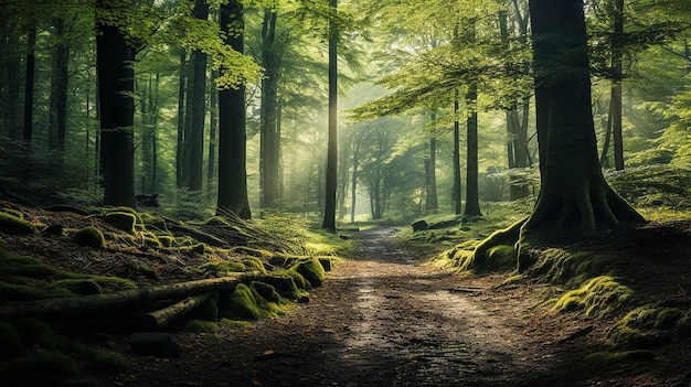 fond de forêt naturelle