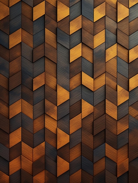 Fond de formes géométriques de texture en bois 3D