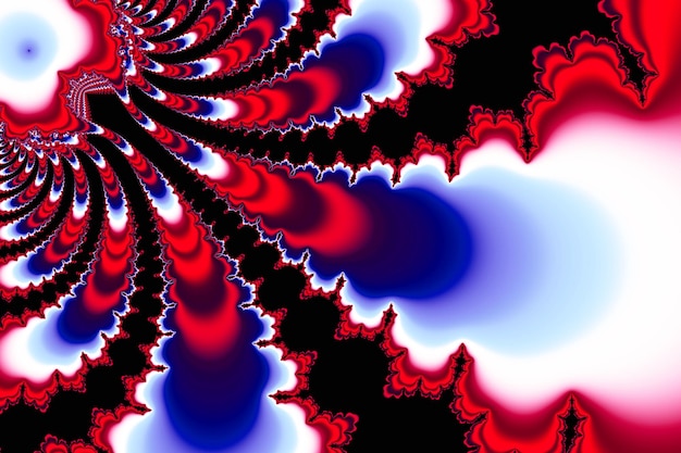 Fond fractal abstrait 3D