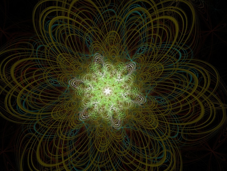 Photo fond fractal