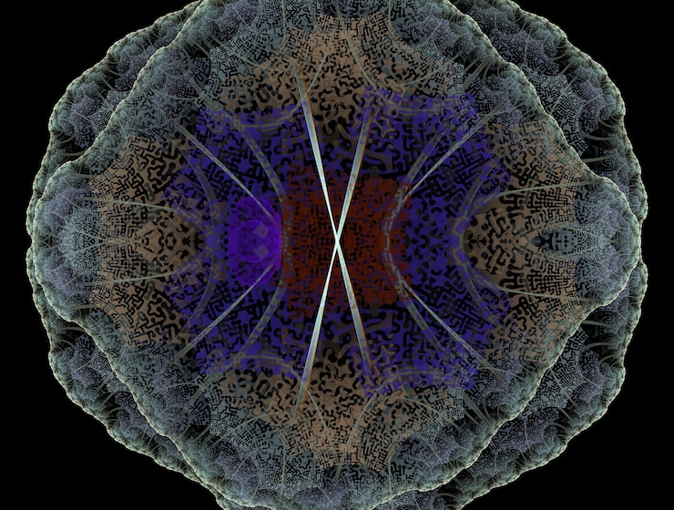 Photo fond fractal