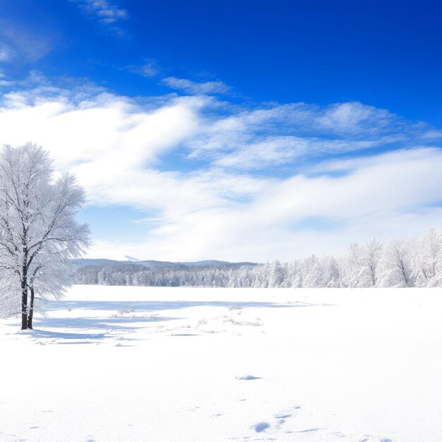 Photo fond frais généré par la saison hivernale ai