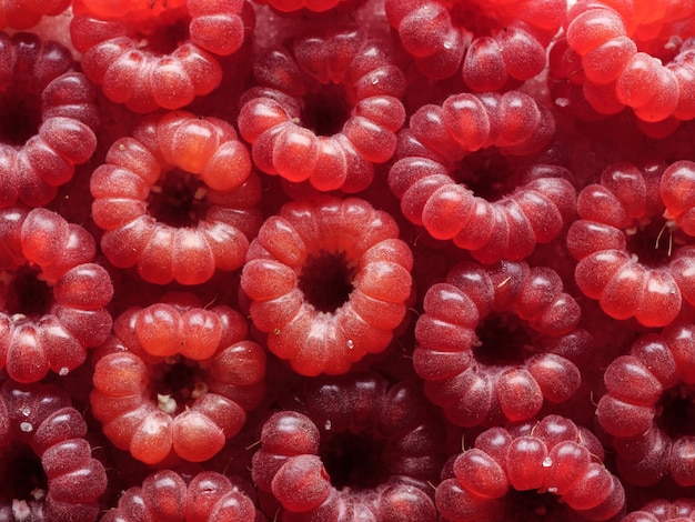 Fond de framboises