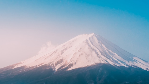 Fond de fuji de montagne