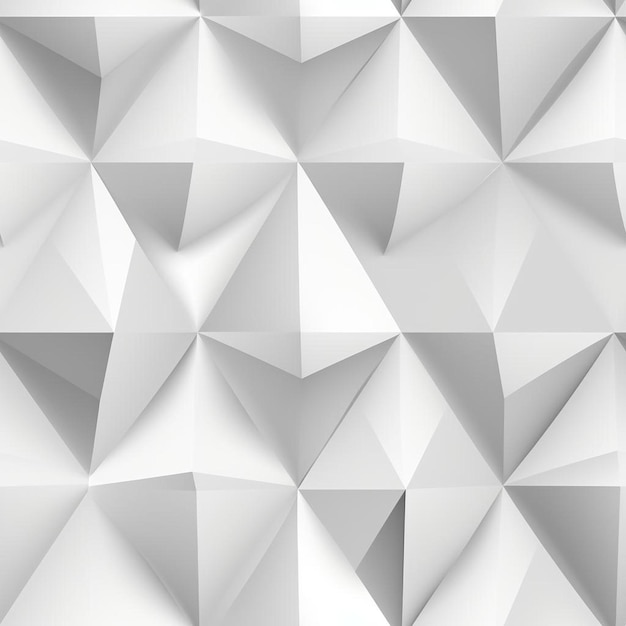 Un fond géométrique abstrait blanc avec un motif géométrique blanc.
