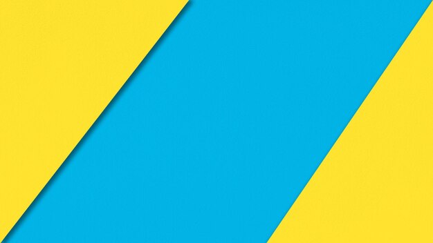 Fond géométrique en bleu et jaune avec texture