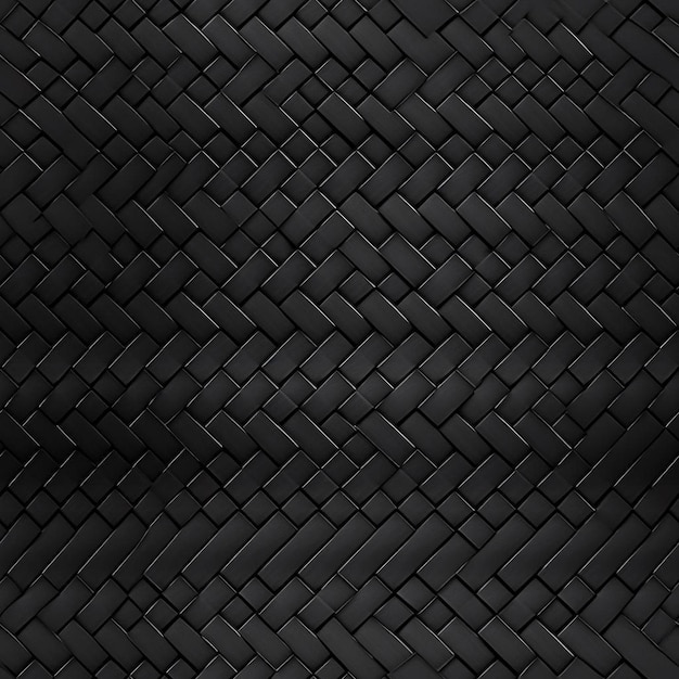 Fond géométrique noir avec un motif géométrique de carrés et le mot " dessus.