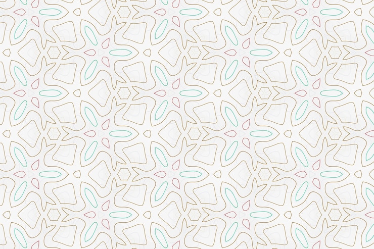 Photo fond géométrique symétrique clair simple pour la conception et la décoration. motif répétitif des formes pour le fond blanc du site