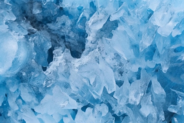 Fond de glace fraîche Ai générative