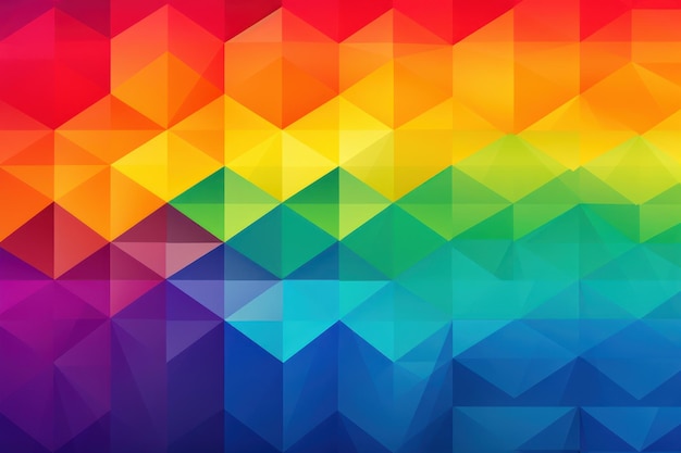 Un fond en gradient passant à travers les couleurs de l'arc-en-ciel symbolisant la diversité et la beauté de la communauté LGBTI