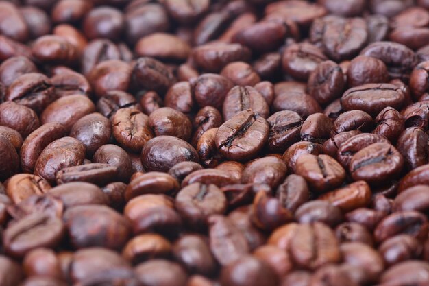 Fond de grains de café arôme