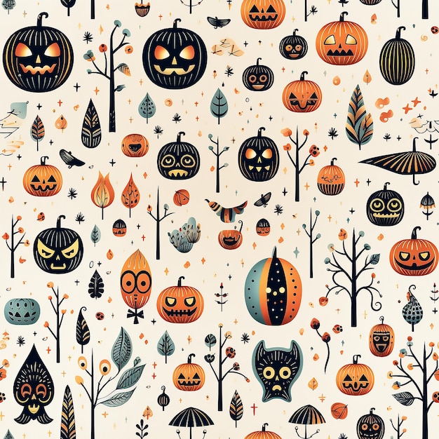 Fond graphique d'Halloween