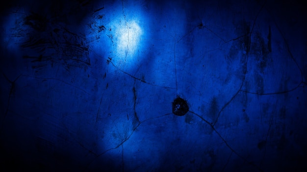 Fond grunge de mur bleu abstrait fond bleu