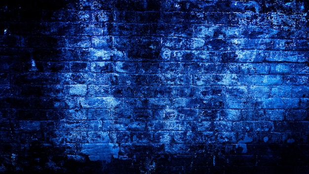 Fond grunge de mur bleu abstrait fond bleu