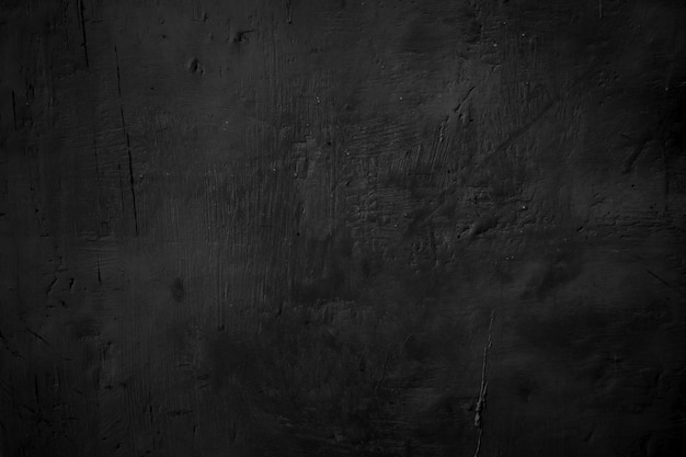 Fond grunge noir texturé Texture en béton noir comme concept d'horreur et d'Halloween