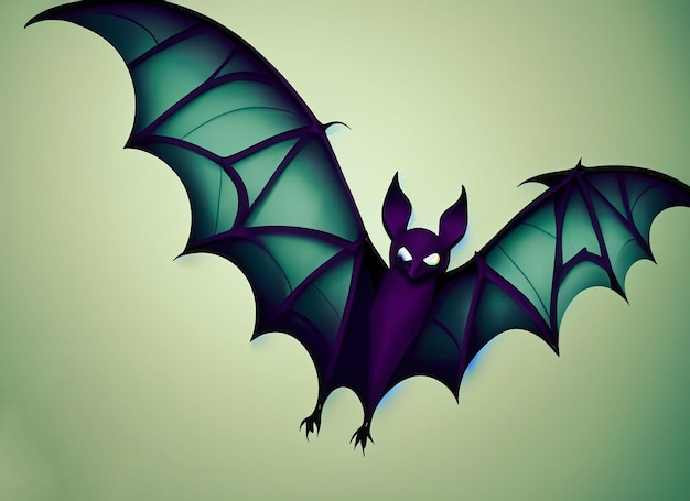 fond d'Halloween chauve-souris féerique