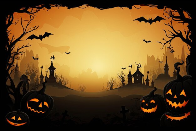 Le fond d'Halloween