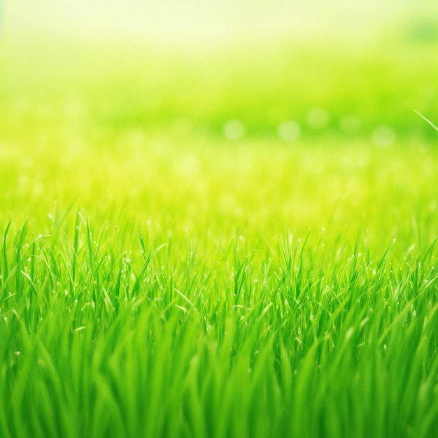 le fond de l'herbe naturelle est flou