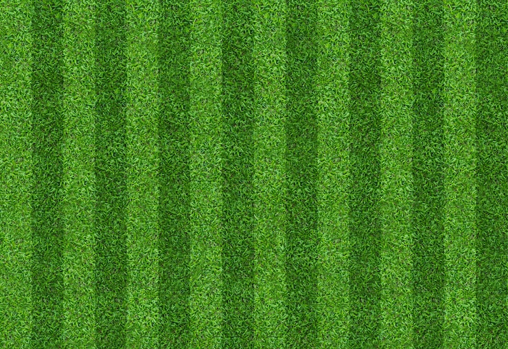 Photo fond d&#39;herbe verte de terrain pour le football et le football.