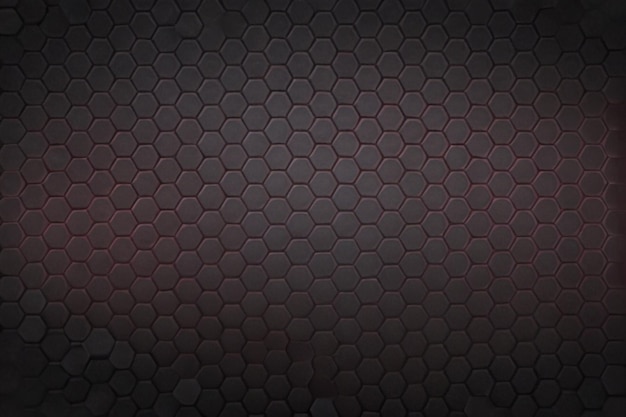Photo fond hexagonal avec illustration 3d de texture réelle